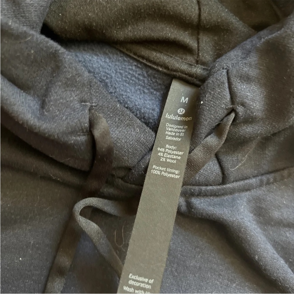 Lululemon Black Hoodie Size Medium - Picture 3 of 3
